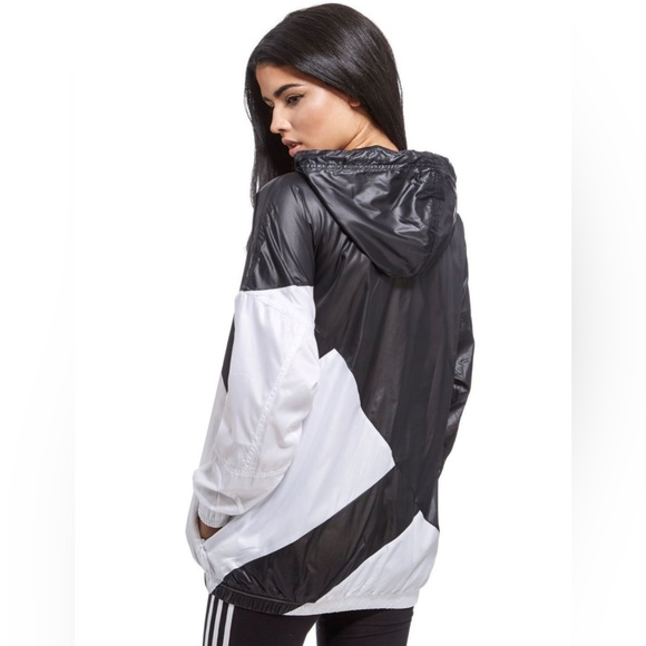 NWOT Adidas Equipment  shiny colorblock windbreaker size Xl - Picture 3 of 13